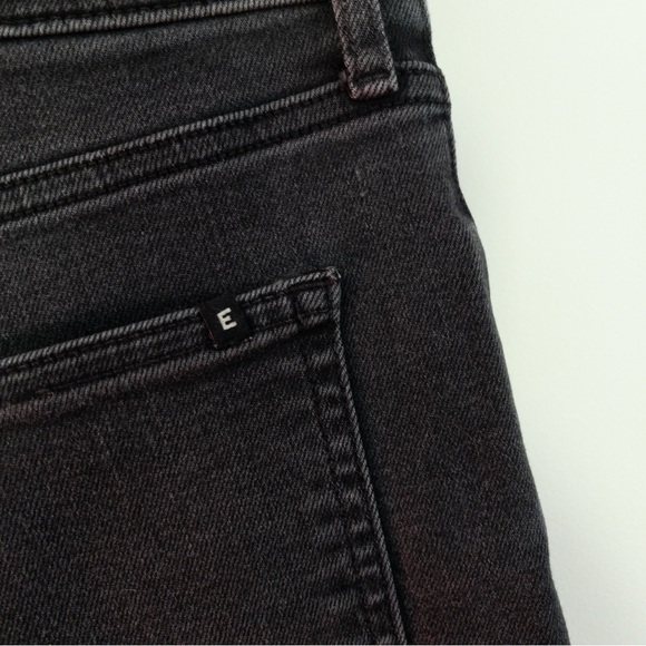 Everlane The Way High Skinny Jeans Organic Cotton Washed Black 28 6 Crop - Picture 9 of 12